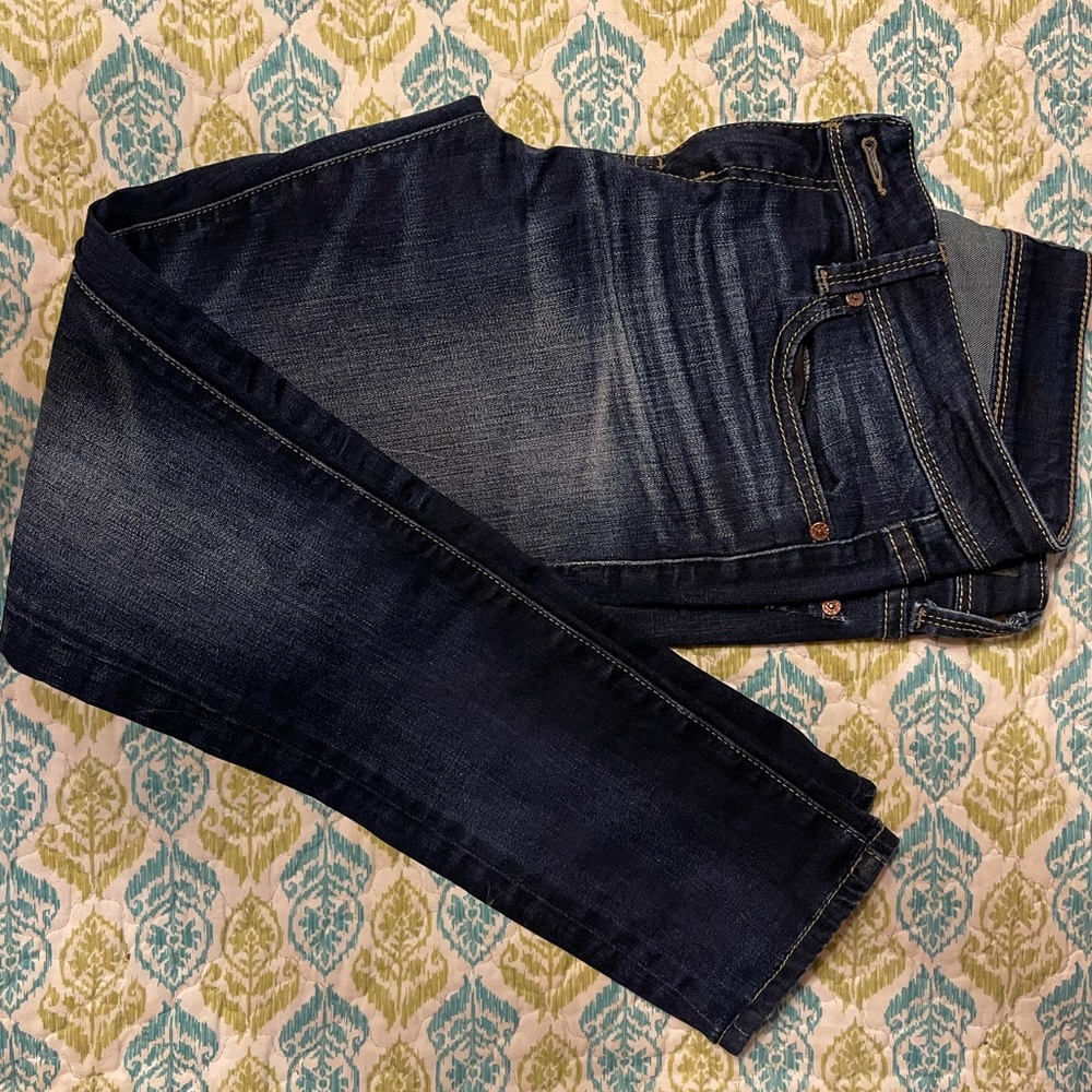 Buckle Black Denim Jeans - Size 27x31